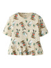 Name It Mara - Pippi SS Top - Peyote Melange