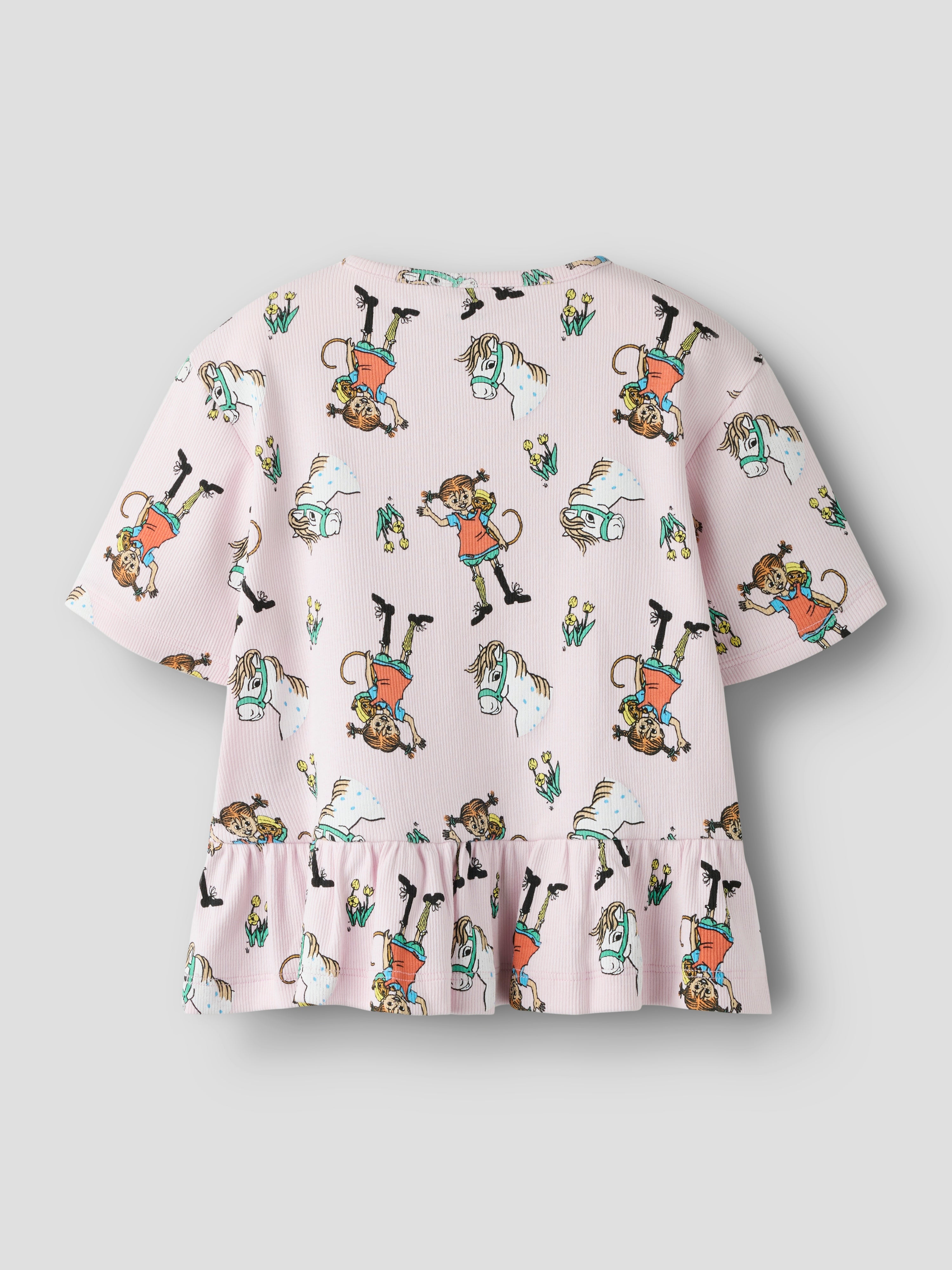 Name It Mara - Pippi SS Top - Cradle Pink
