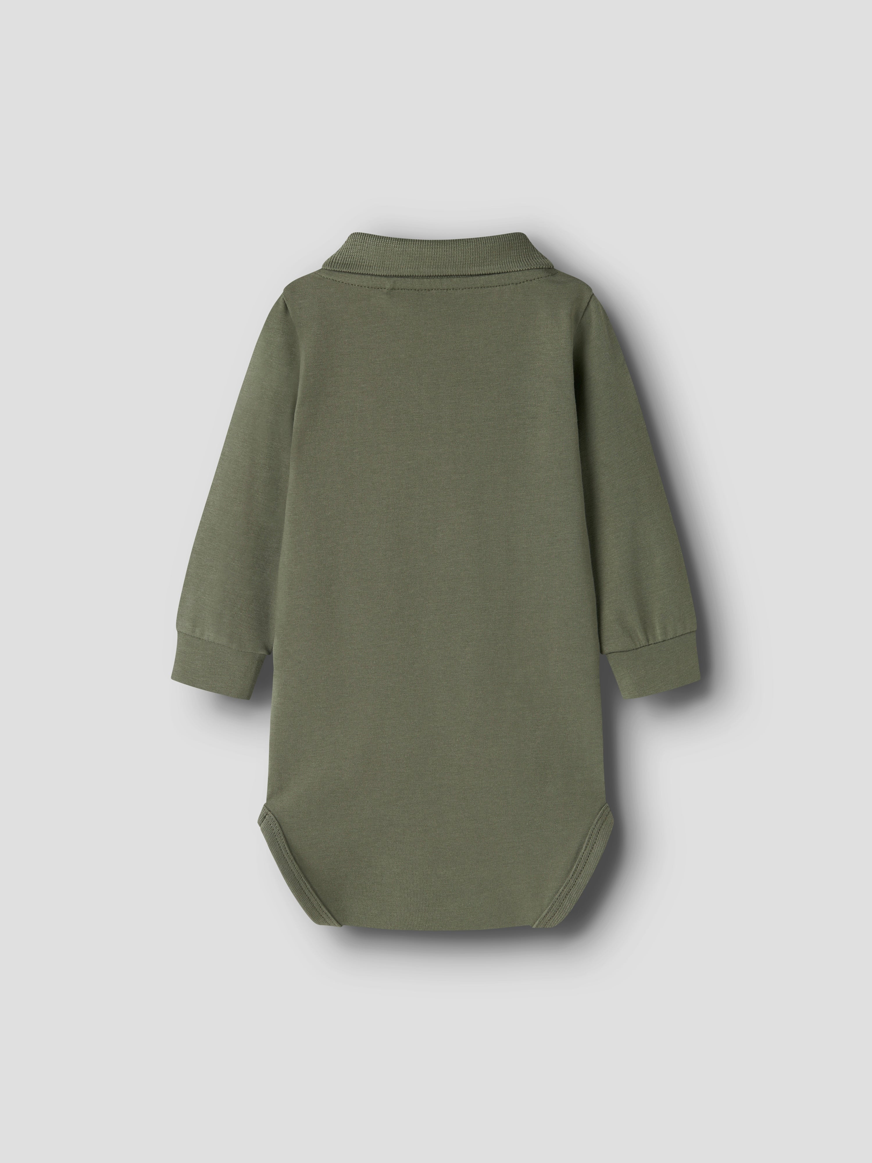 Name It Holger - LS Polo Body NOOS - Dusty Olive