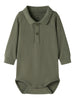 Name It Holger - LS Polo Body NOOS - Dusty Olive
