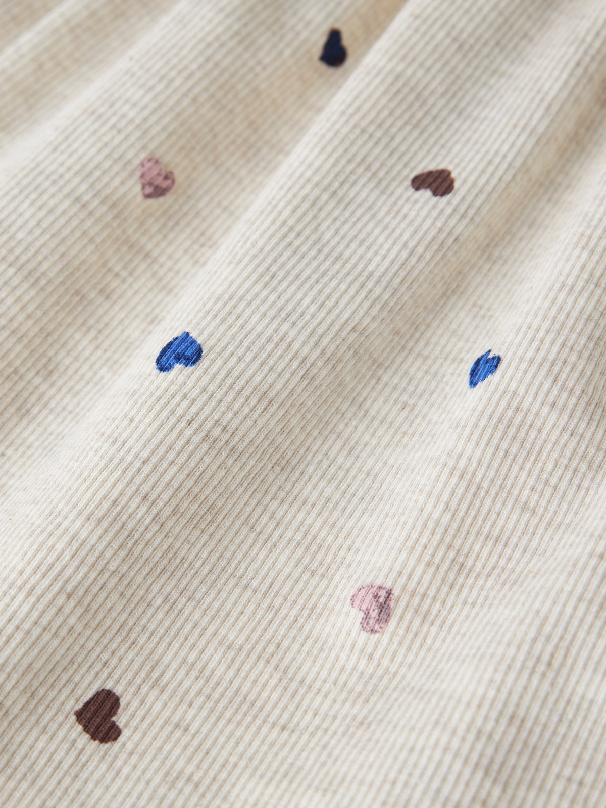 Name It Nutti - LS Dress - Peyote Melange / Hearts