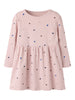 Name It Nutti - LS Dress - Burnished Lilac / Hearts