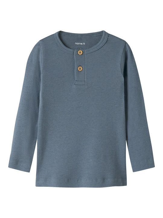Name It Kab - LS Shirt Noos - Blue Mirage