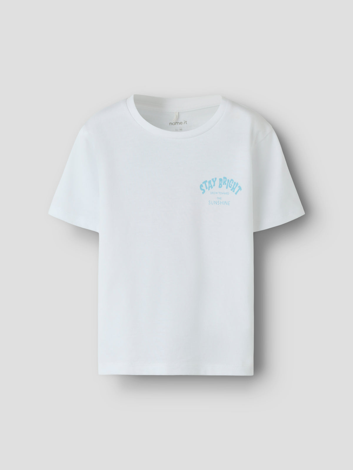 Name It Filina – T-shirt med Glimmerprint - Bright White
