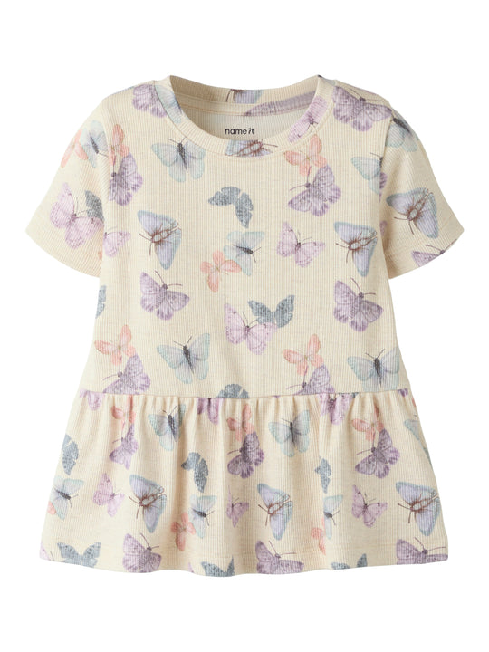 Name It Filua SS Top - Peyote Melange