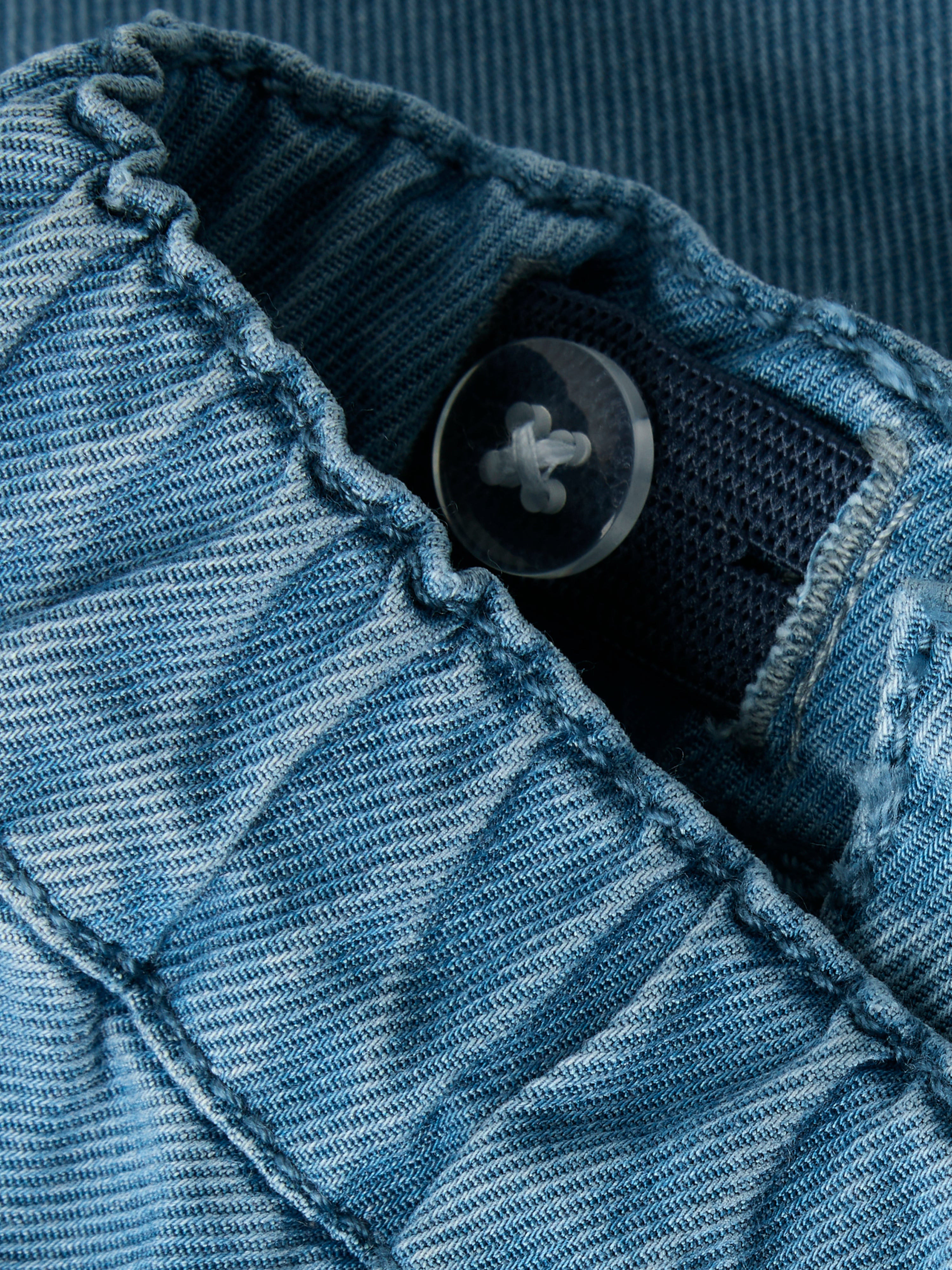 Name It Rose - Shaped EMB Jeans - Medium Blue Denim