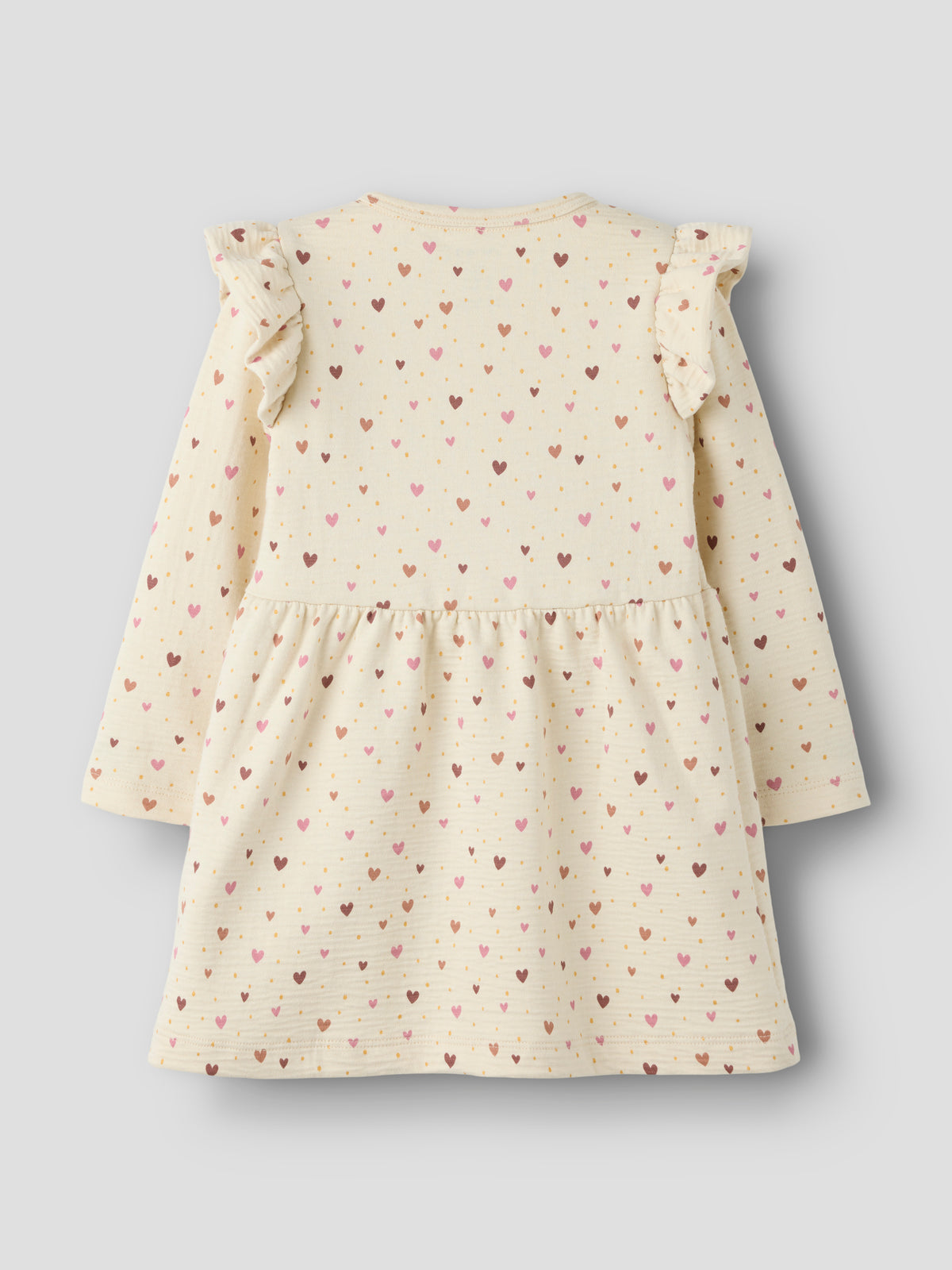 Name It Hayla - LS Light Swe Dress - Almond Milk