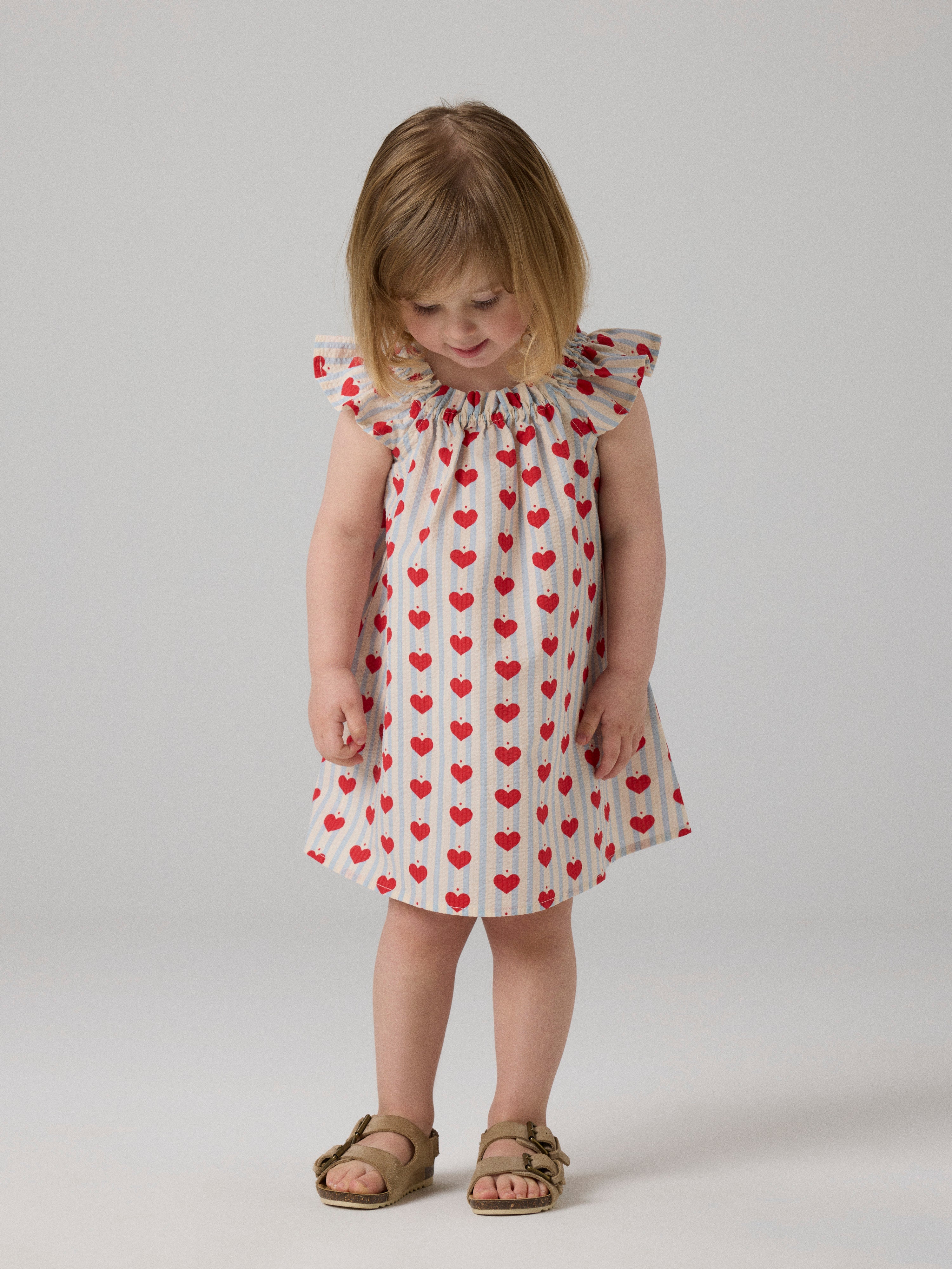 Name It Hulla - SS Dress- Pearl Blue
