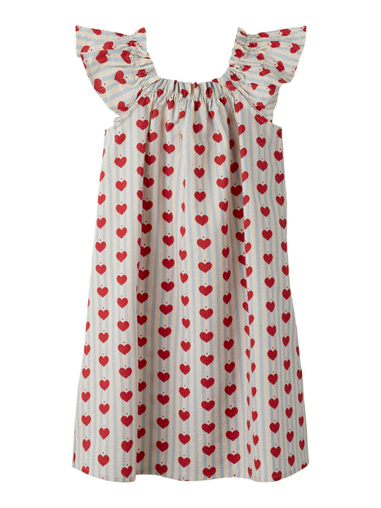 Name It Hulla - SS Dress- Pearl Blue