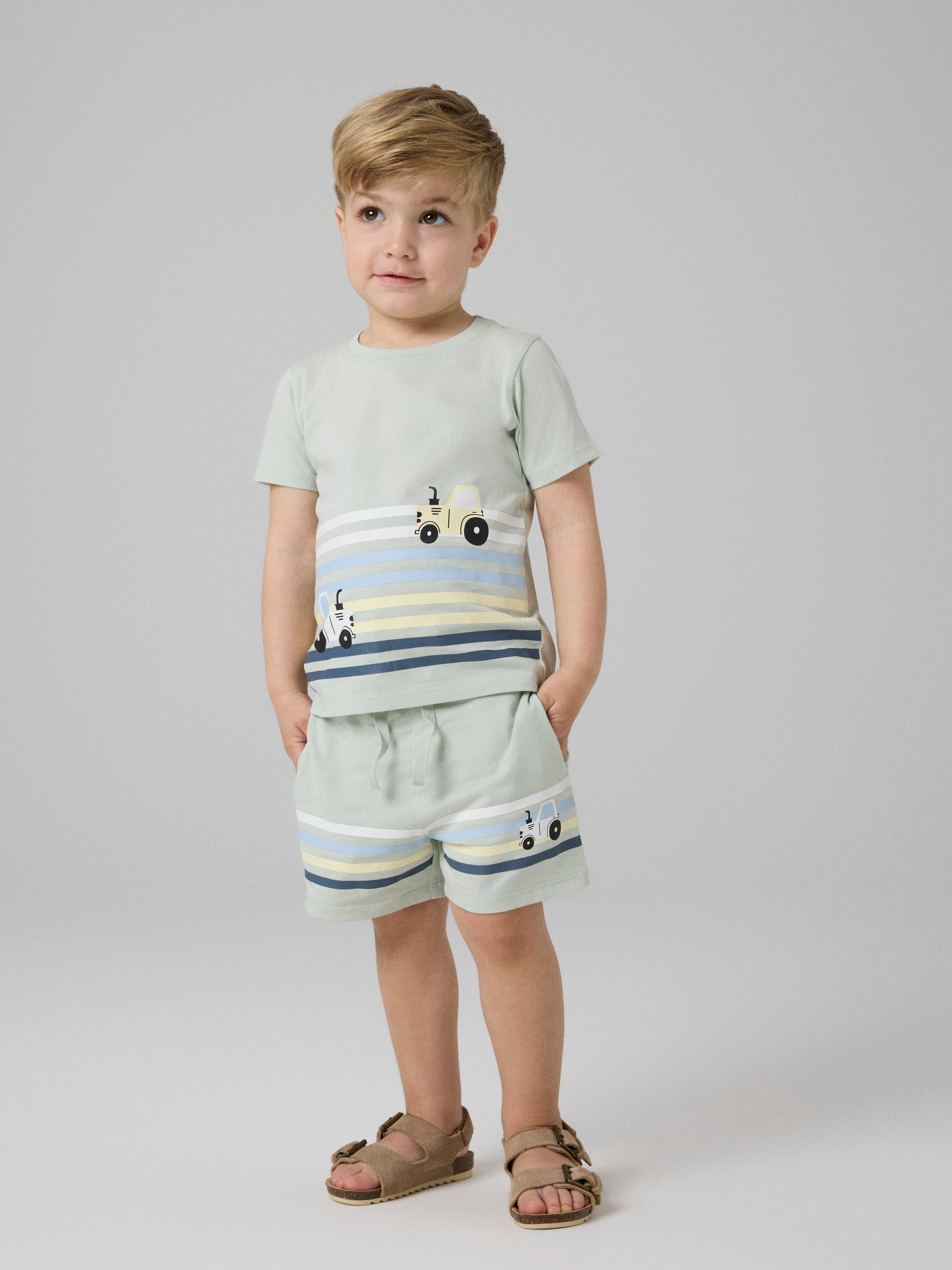 Name It Hectors - Shorts Set - Pale Aqua