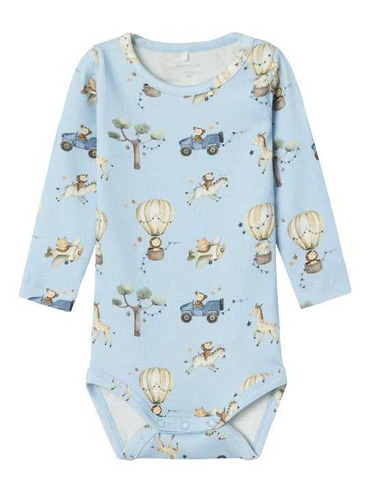 Name It Julius Body - Chambray Blue Melange
