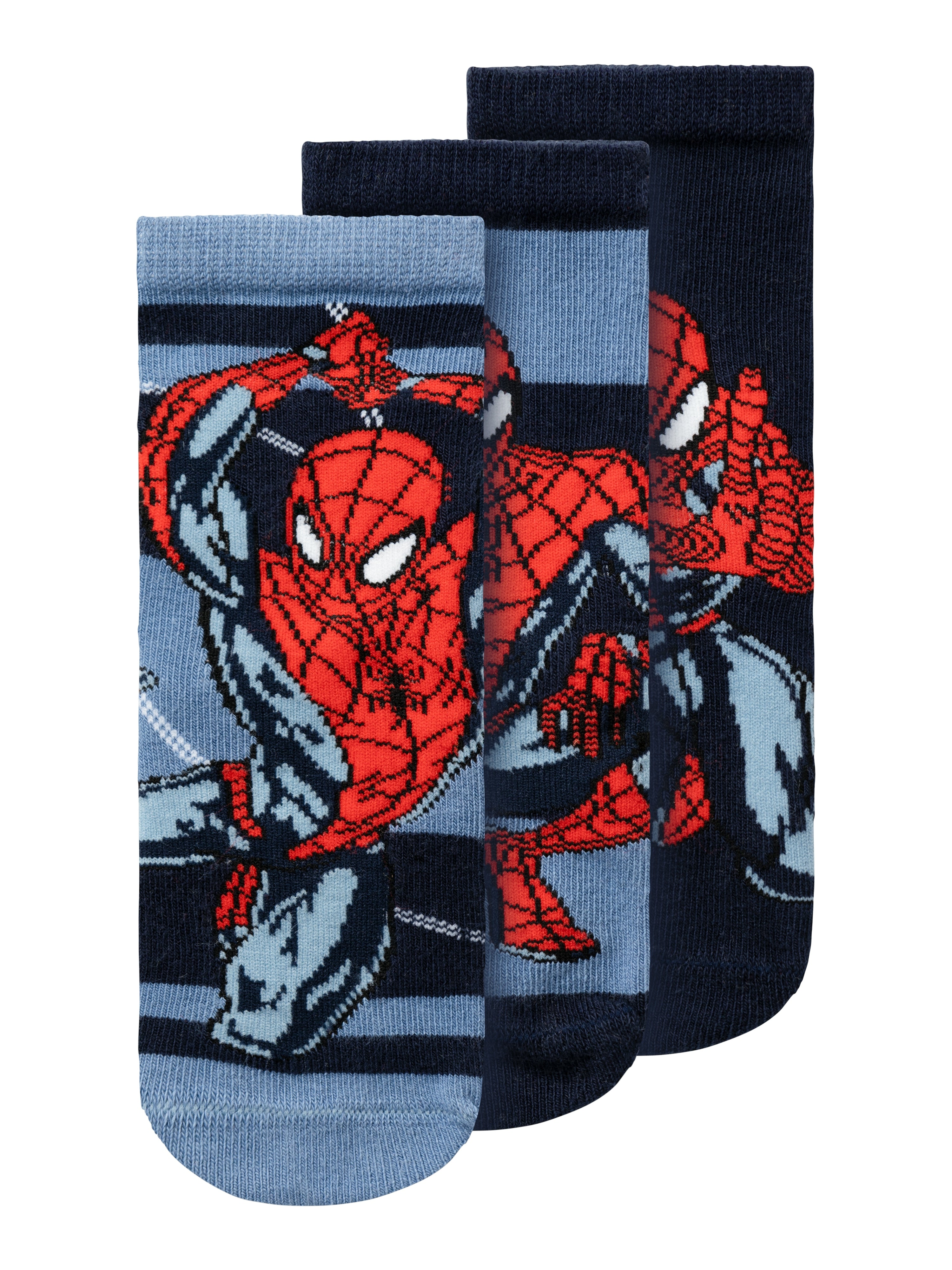 Name It Jumio Spiderman 3 pack strømper - Coronet Blue