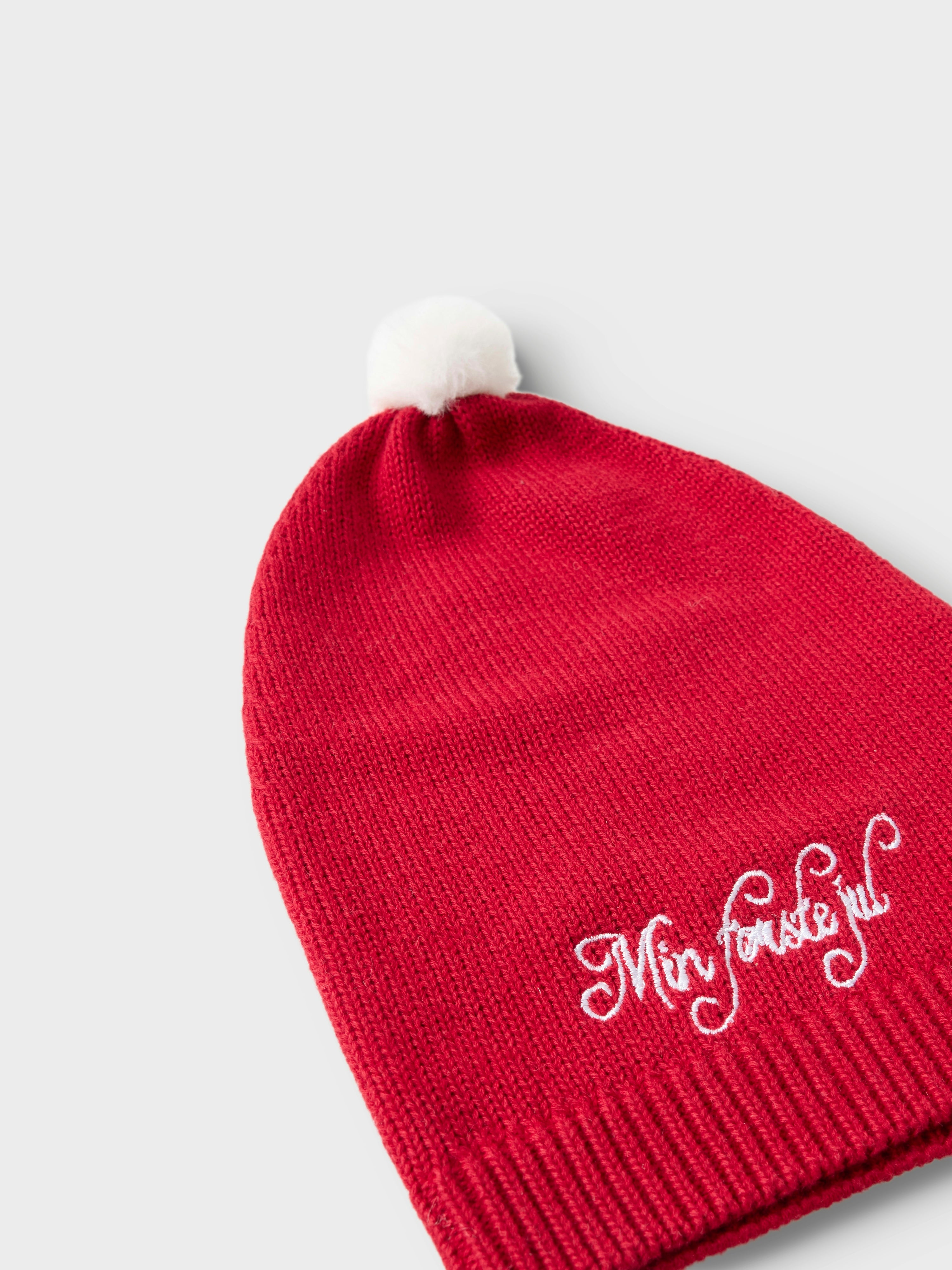 Name It Rixmasine Knit Hat - Jester Red