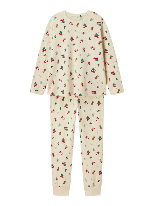 Name It Vismas Natsæt - Whitecap Gray Christmas Elements