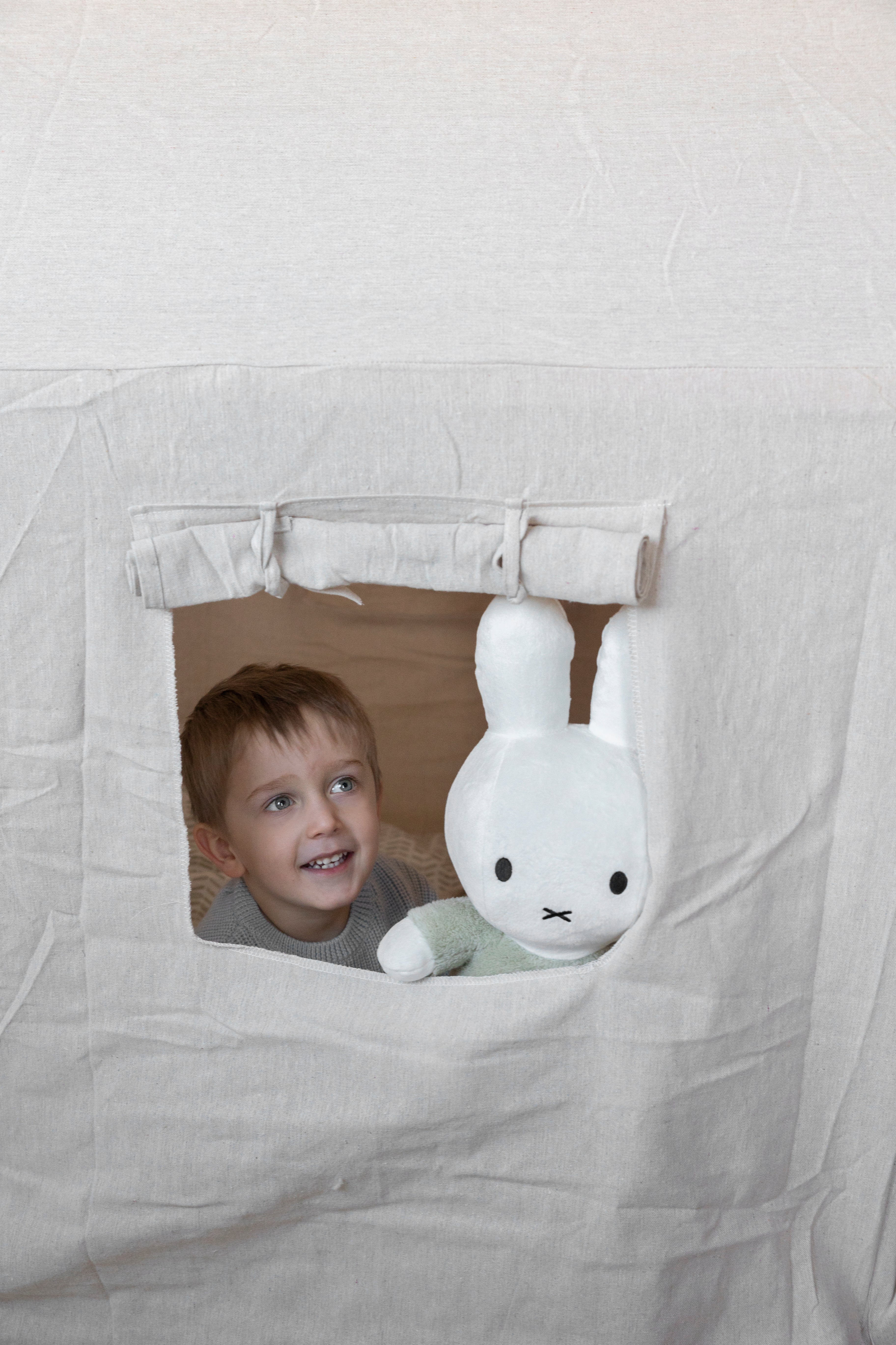 Miffy Kramme Bamse 35cm - Fluffy Green