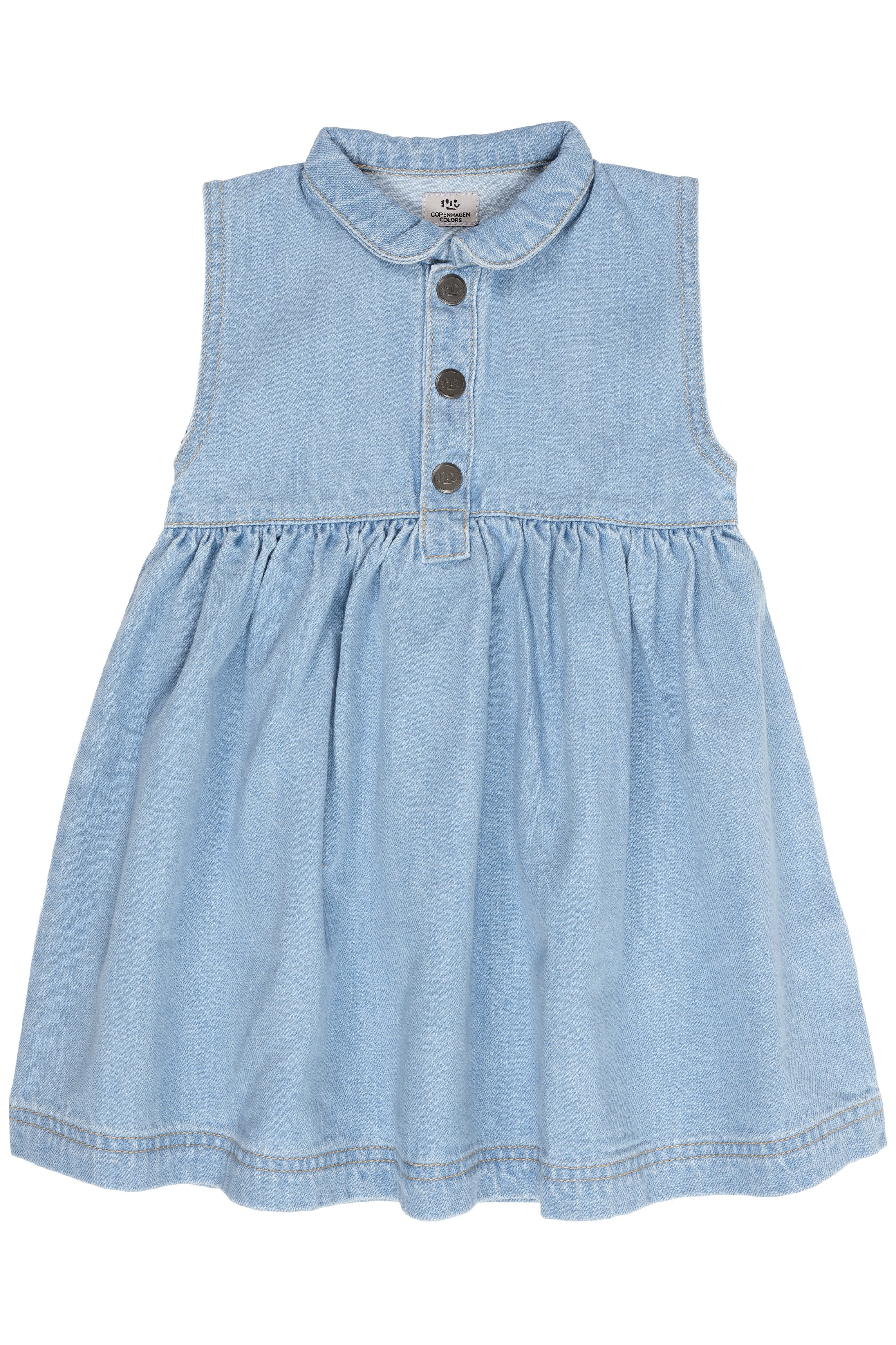 Copenhagen Colors Denim Dress - Super LT Blue Indigo Washed