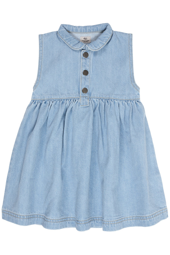Copenhagen Colors Denim Dress - Super LT Blue Indigo Washed