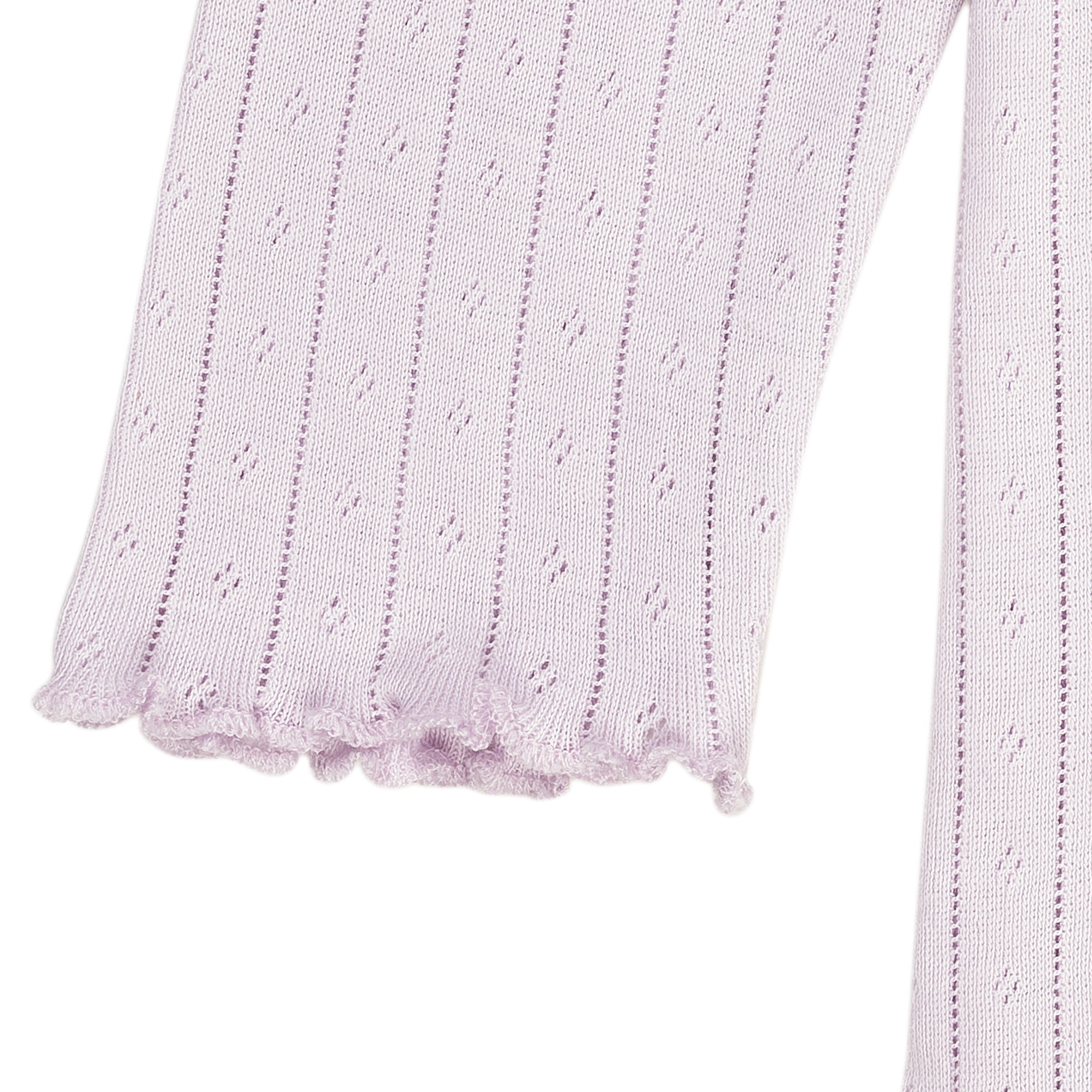 Copenhagen Colors Pointelle Bluse - Lavender