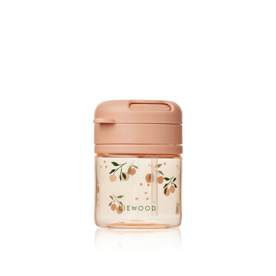 Liewood Pavia Tritan Sugerørskop - Peach / Sea shell
