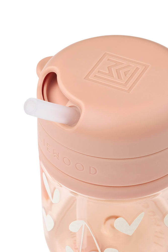 Liewood Pavia Tritan Sugerørskop - Sweethearts / Pale tuscany