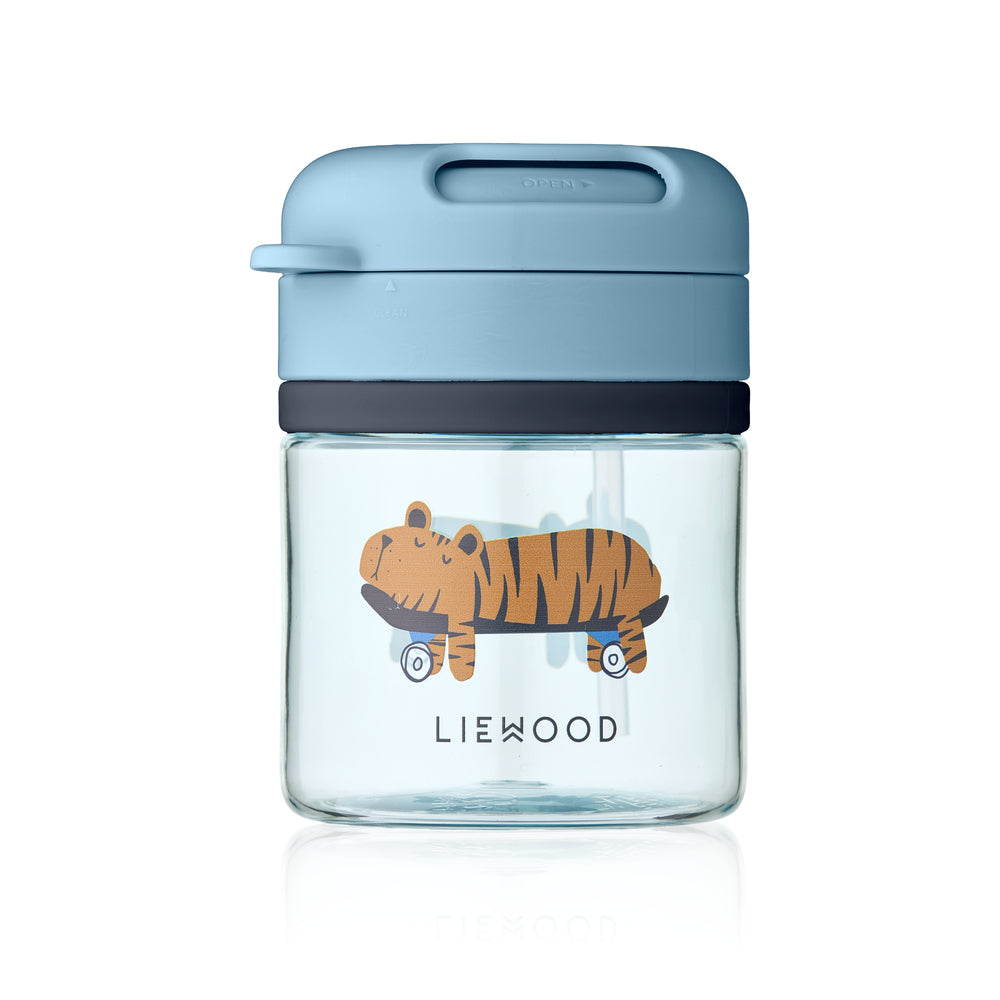 Liewood Pavia Tritan Sugerørskop - Fun / Beach blue