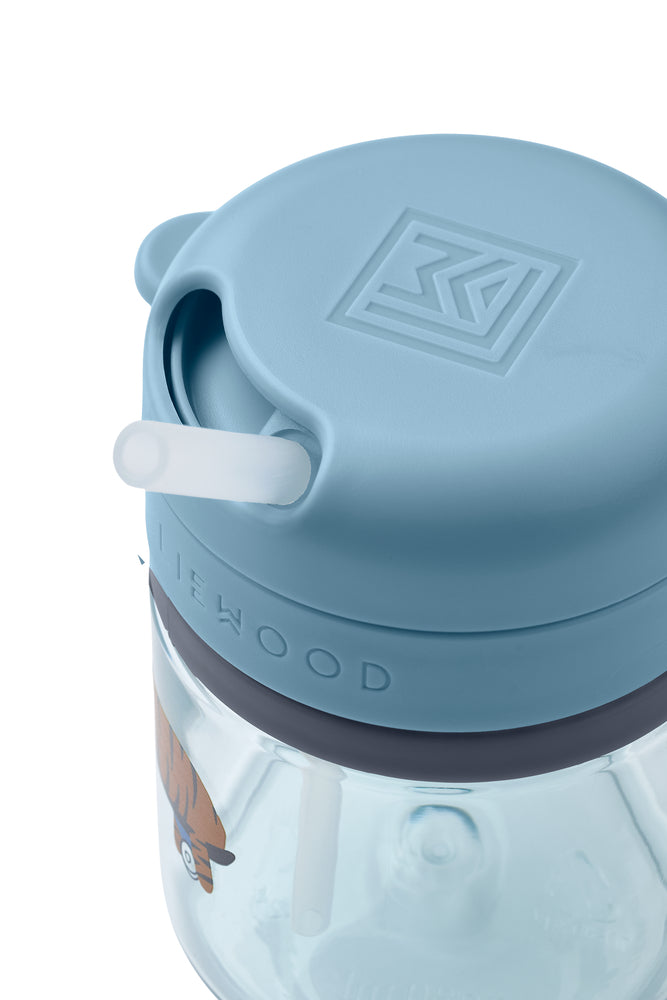 Liewood Pavia Tritan Sugerørskop - Fun / Beach blue