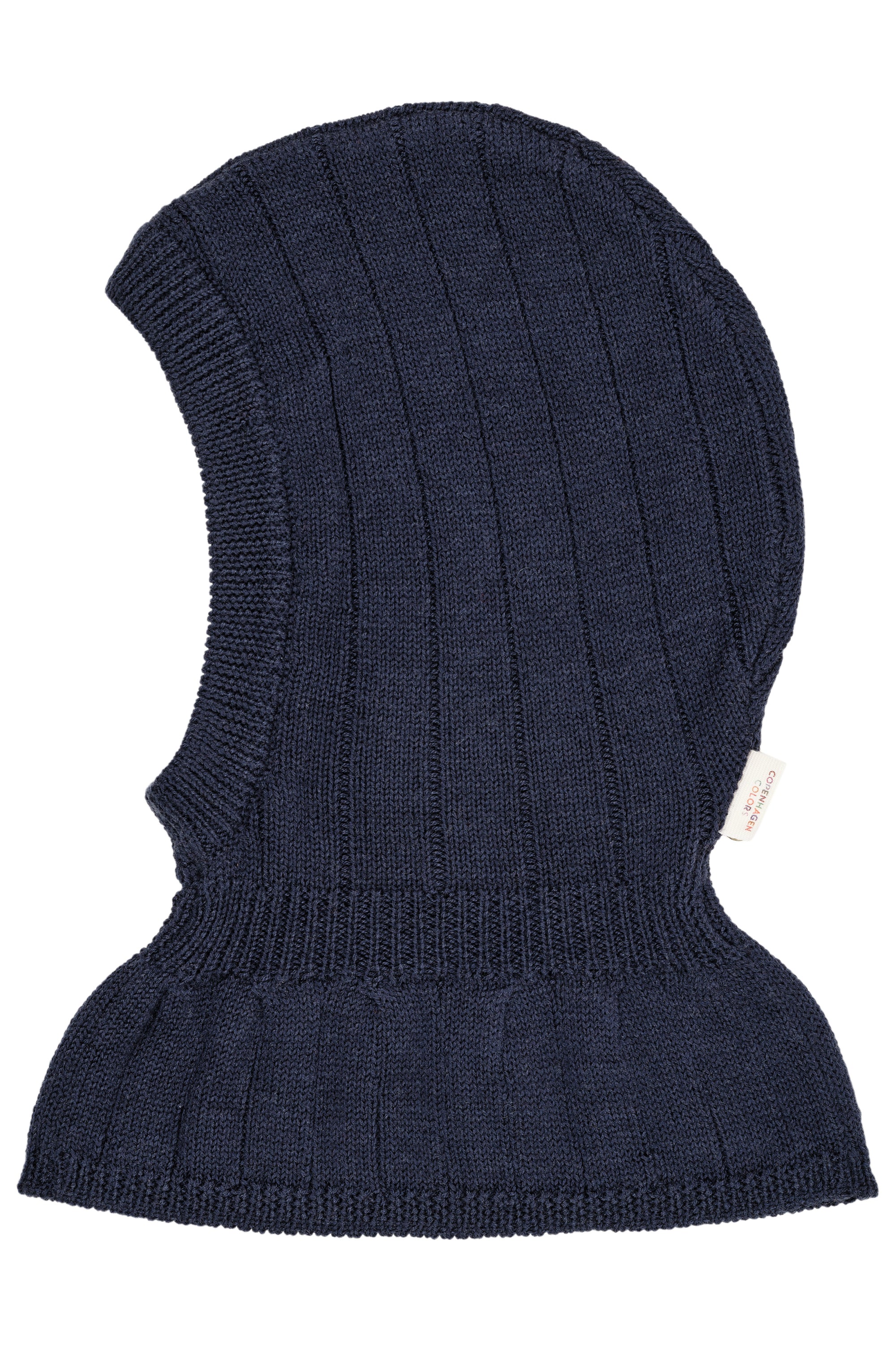 Copenhagen Colors Elefanthue i Merino Rib - Navy