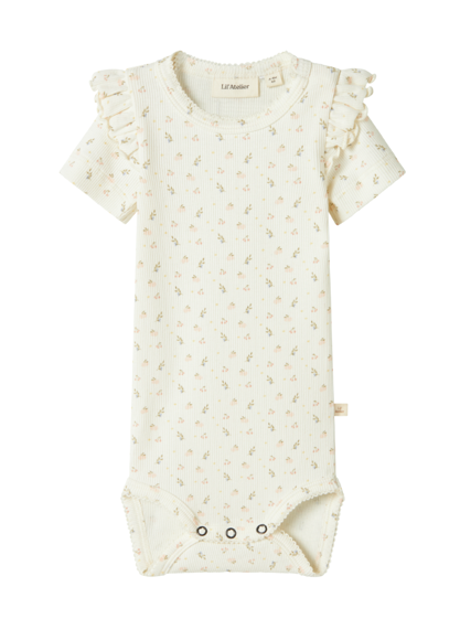 Lil Atelier Gago Kik SS Slim Body - Coconut Milk