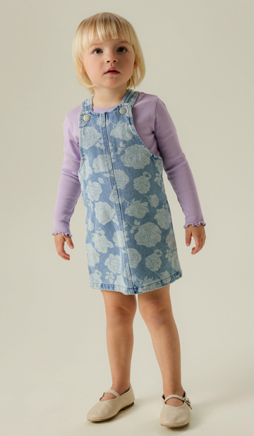 Name It Silla Denim Dress -  Light Blue Denim