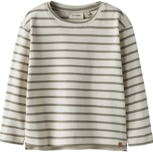 Lil Atelier Limia Loose Top - Turtledove/Overland