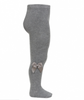 Condor Strømpebukser med Sløjfe - Grey
