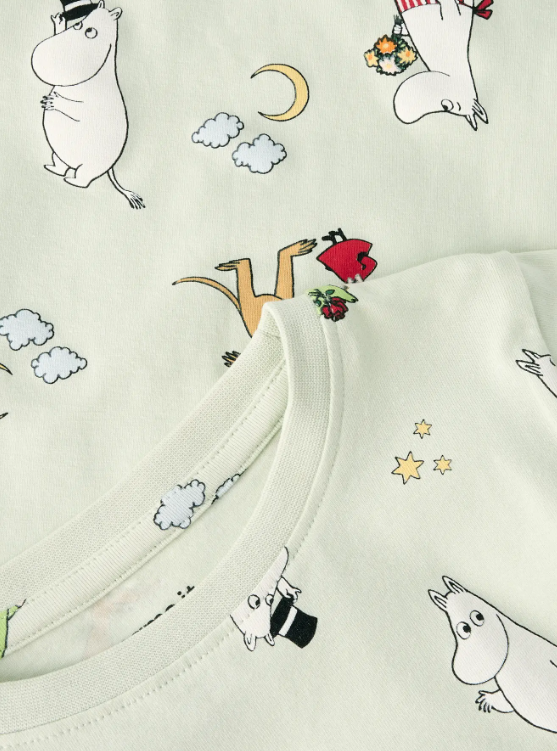 Name It Semol Moomin Natsæt - Pale Aqua