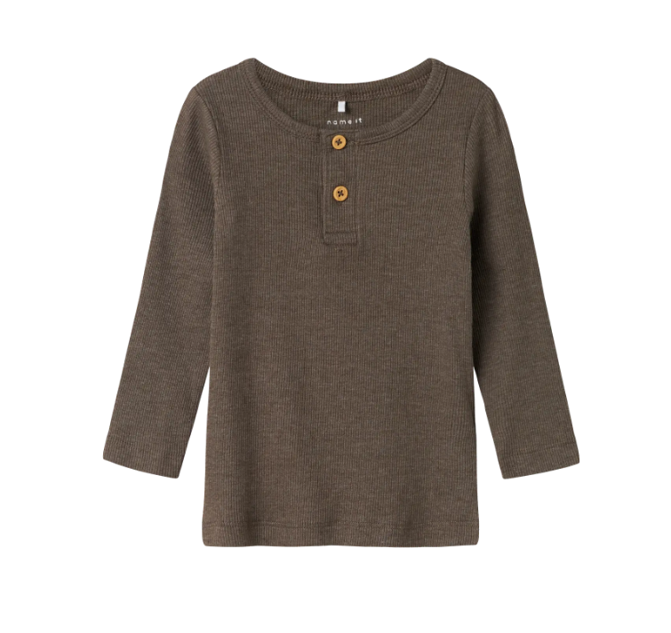 Name It Kab Ls Shirt Noos - Bungee Cord Melange