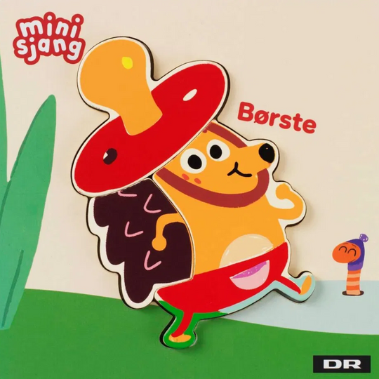 DR Træpuslespil - Børste, Trumle, Rut eller Orm