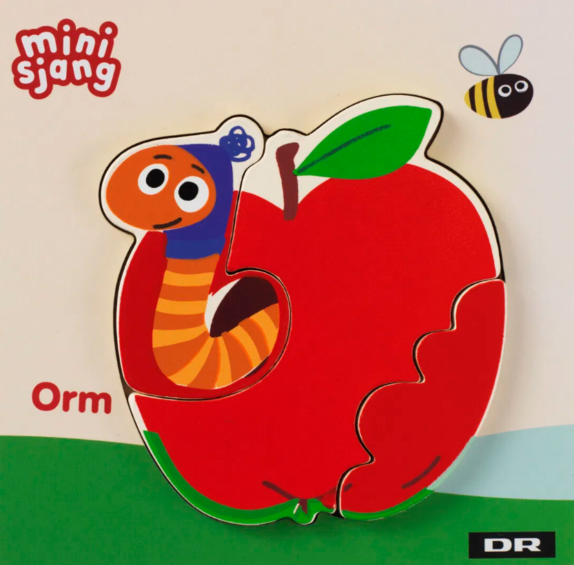 DR Træpuslespil - Børste, Trumle, Rut eller Orm