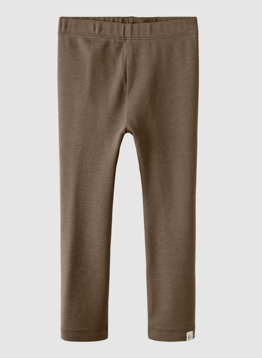 Lil Atelier Gayo Slim Leggings - Shitake