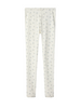 Lil Atelier Gayo Sag Slim Leggings - Coconut Milk/Bell Flower