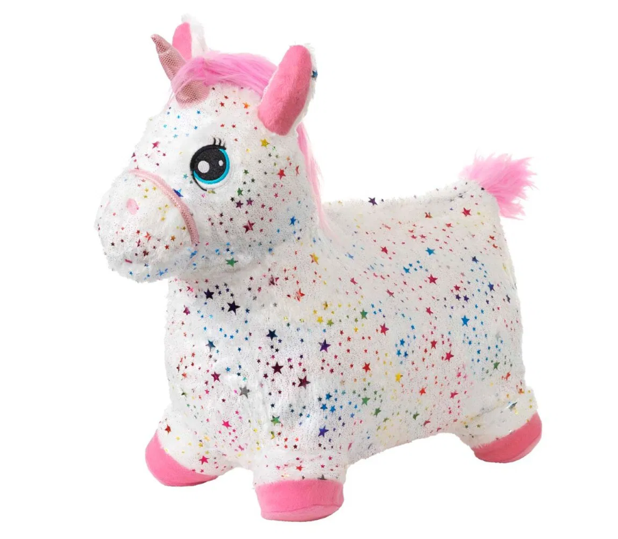 DR - Hoppe Dyr - Enhjørning med pink hår