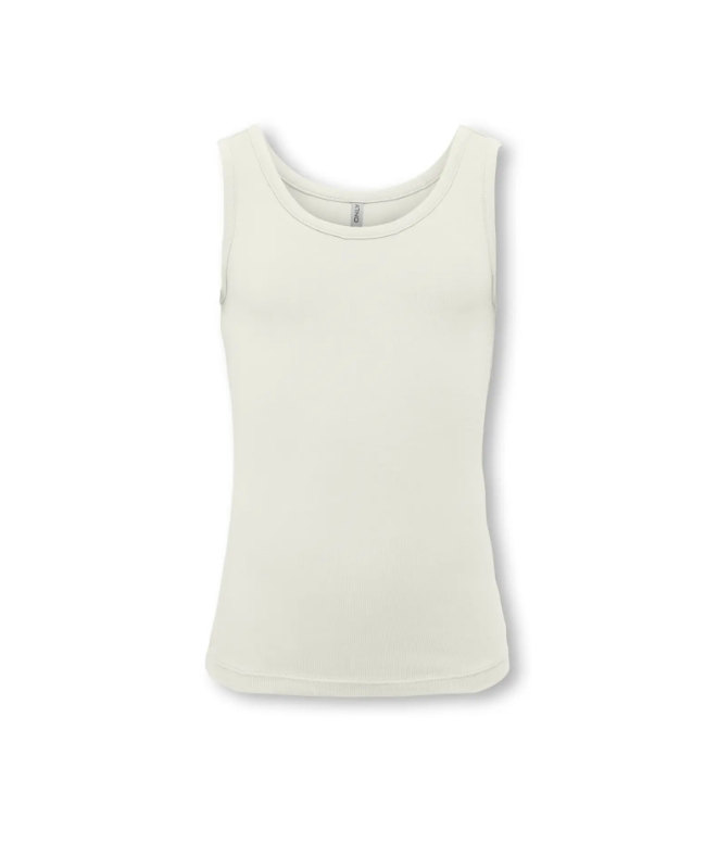 Only Mini Lola Tank Top - Cloud Dancer