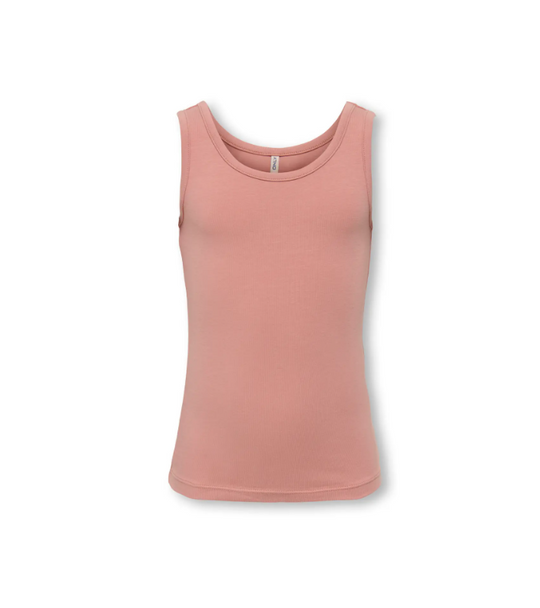 Only Mini Lola Tank Top - Ash Rose