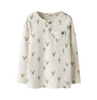 Lil Atelier Layo Sio LS Slim Top - Coconut Milk/Cactus