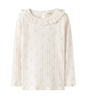 Lil Atelier Rachello Ria Slim Top - Coconut Milk/Flower