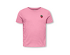 Only Mini Vega Life SS emb Tee - Cashmere Rose EMB Strawberry