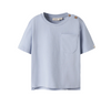Lil Atelier Dolan SS Loose Top - Zen Blue