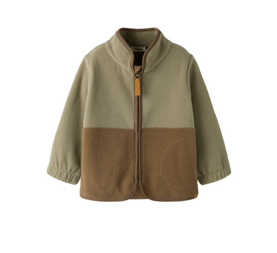 Lil Atelier Laspektra Fleece Jacket -  Shitake