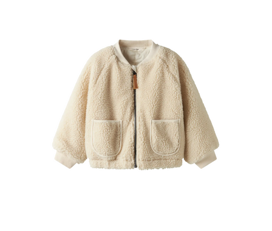 Lil Atelier Lajo Bomber Jacket - Turtledove/Swan