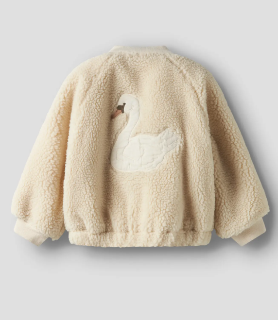 Lil Atelier Lajo Bomber Jacket - Turtledove/Swan