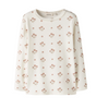 Lil Atelier Layo Sig LS Slim Top - Coconut Milk/Pink