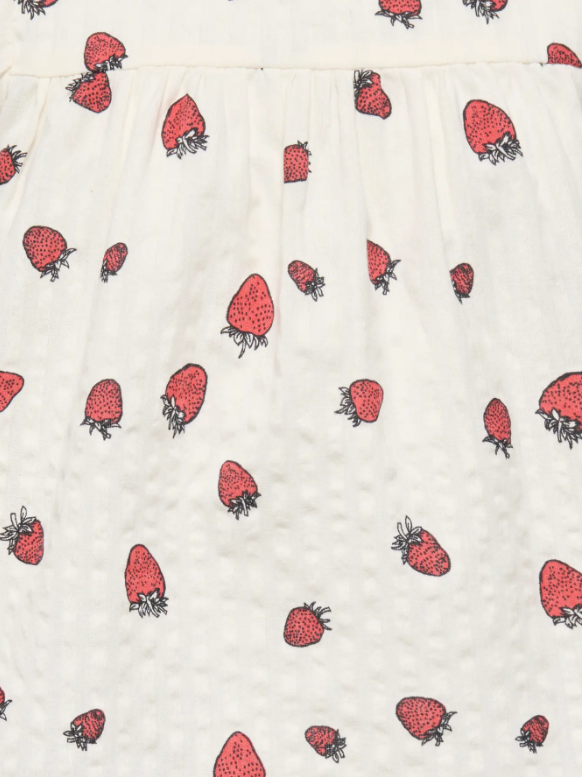 Only Mini Fina Cerise SS Top - Tofu Strawberry