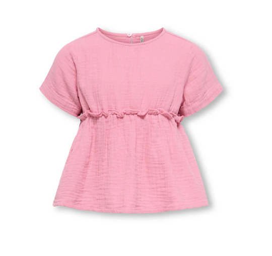 Only Mini Thyra Life SS Top - Cashmere Rose